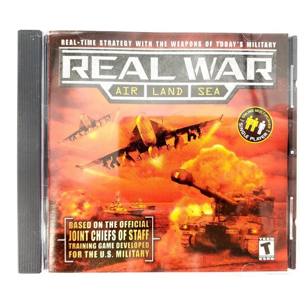 Real War Air, Land, Sea PC Complete In Jewel Case w/ Manual & Insert Mint Disc